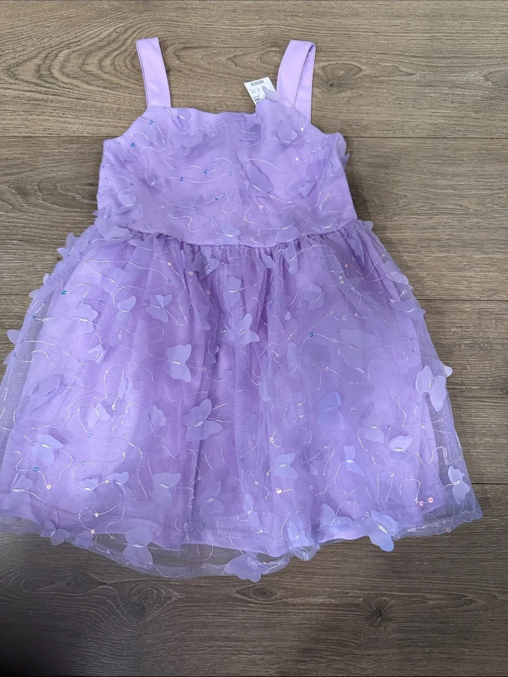 The Children's Place Lilac Butterfly Tulle Party Dress